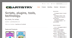 Desktop Screenshot of cgartistry.com